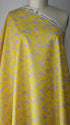 Artlux ~ 'Calla - Yellow & Lavender' Luxury Cotton Lawn ~ Made in Italy
